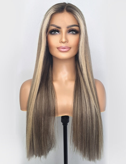 Marissa Wig - 29" - Ombre Ash Blonde