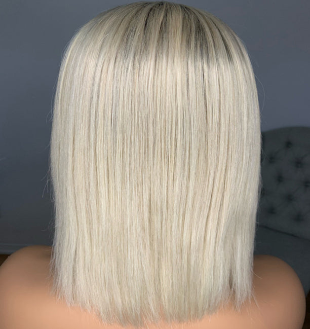 Olivia Wig - 14" - Blonde with Dark Roots