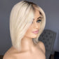 Olivia Wig - 14" - Blonde with Dark Roots